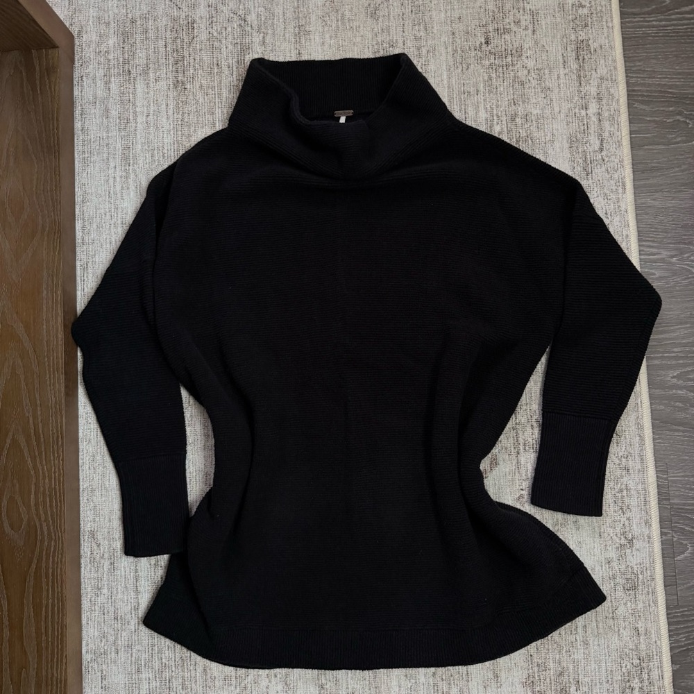 Free People Ottoman Slouchy Mock Neck Tunic Sweater